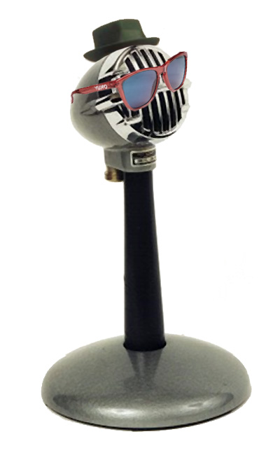 Bullet Mic with Sunglasses, for the Harp Surgery