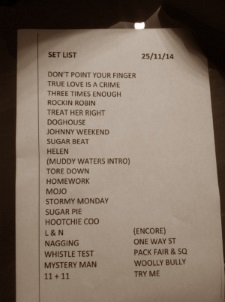 Set List 2 sepia