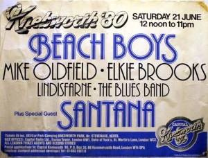 Poster Knebworth 1980 i